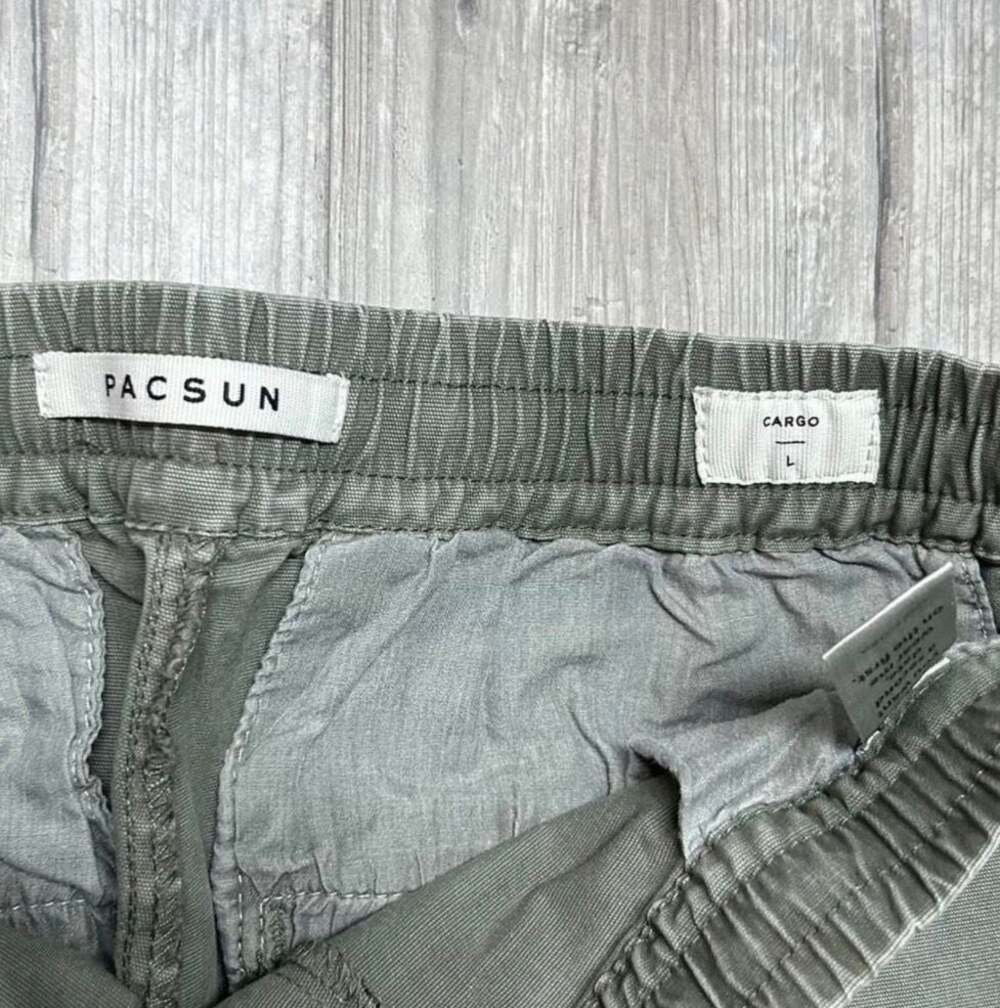 PacSun Cargo Jogger Pants Olive Green Size Large - Picture 3 of 3
